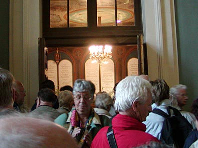 Crowds Outside the Chapel