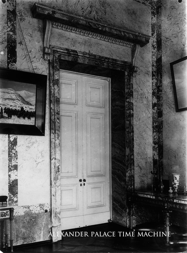 Door in the Marble Hall Alexander Palace