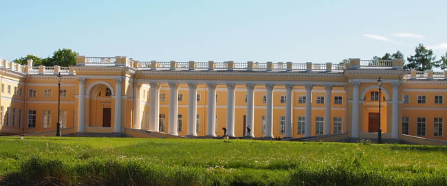 Front of the Alexander Palace in Tsarskoe Selo 2012