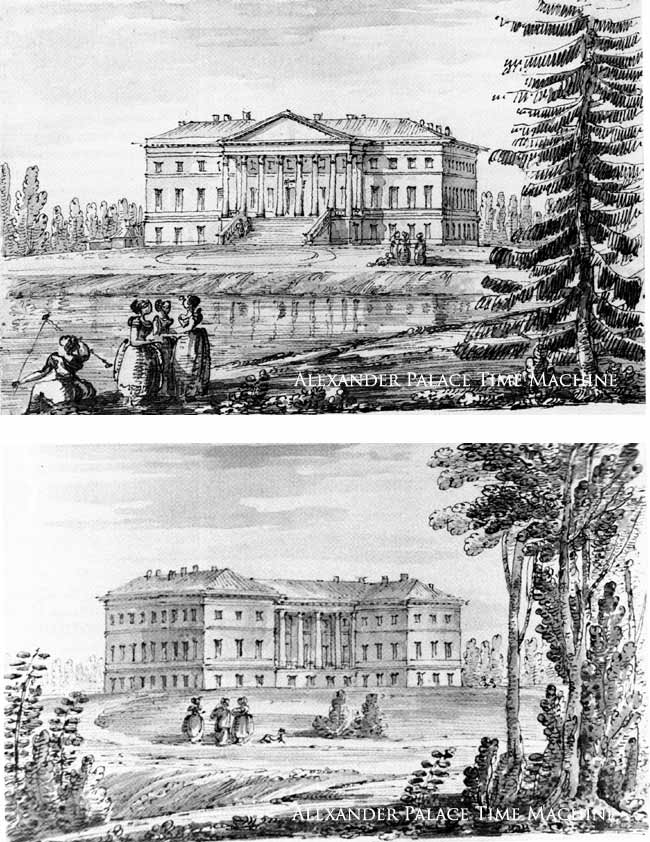 Quarenghi Drawing of the English Palace Facade